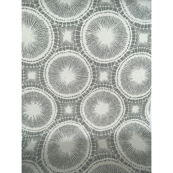 1 Roll of Scion Melinki Wall Paper Tree Circles No 110251 Beige/Gray NEW - Picture 7 of 12